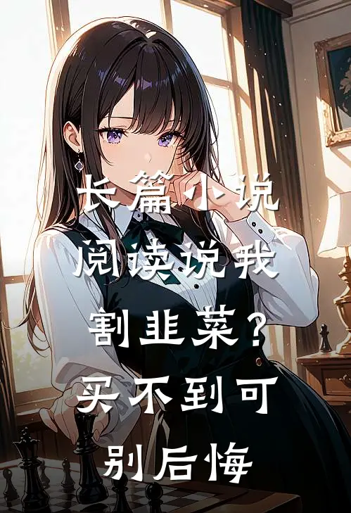 长篇小说阅读说我割韭菜？买不到可别后悔