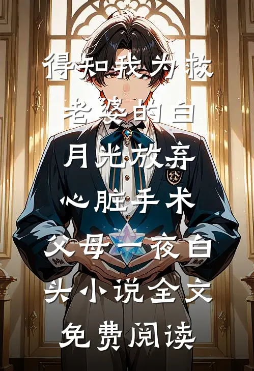 得知我为救老婆的白月光放弃心脏手术，父母一夜白头小说全文免费阅读