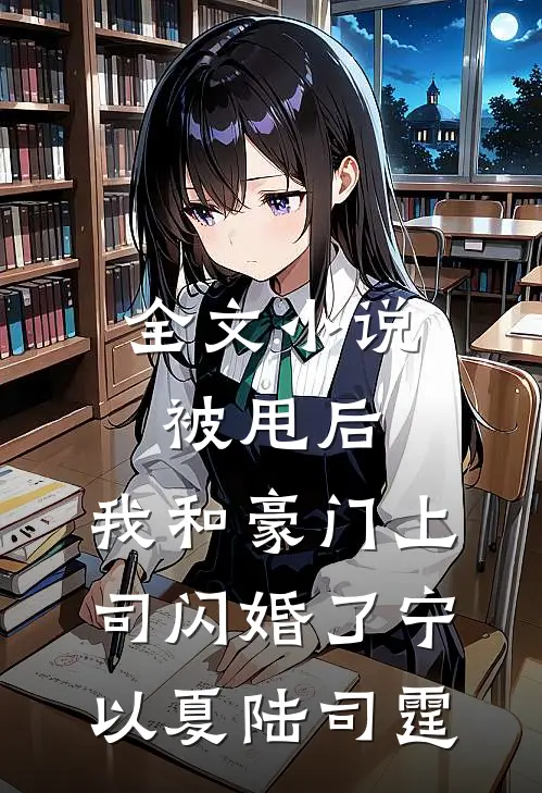 全文小说被甩后，我和豪门上司闪婚了宁以夏陆司霆
